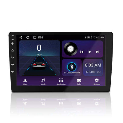 Radio de voiture universelle à écran tactile de 10 pouces avec langage multilingue et conception intégrée de 2 din
