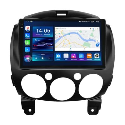 2DIN intégré CarPlay 4G Wifi BT Autoradio Audio DVD Lecteur multimédia GPS Pour Mazda 6 2002-2008