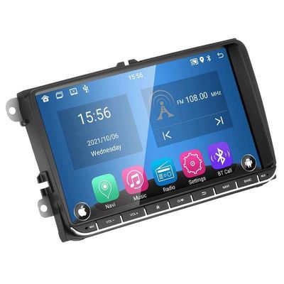 Android 12 Carplay pour VW Golf 5 Transporter Passat B6 Polo Jetta Skoda siège 2Din Lecteur multimédia pour voiture