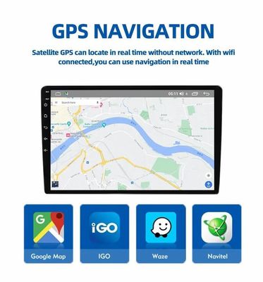 Émetteur FM d'origine Stéréo de voiture Android avec écran tactile 7/9/10 pouces et Wifi GPS