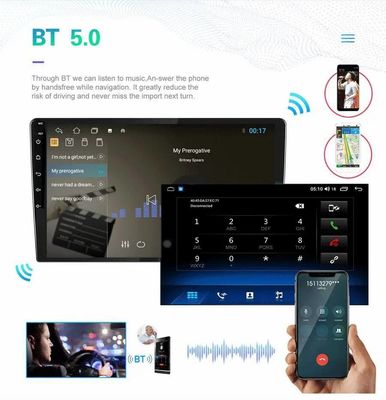 Émetteur FM d'origine Stéréo de voiture Android avec écran tactile 7/9/10 pouces et Wifi GPS