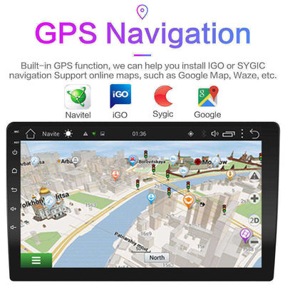 Radio de voiture Android universelle de 9'4 64G avec système intelligent et navigation GPS