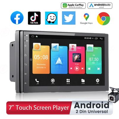 Lecteur de DVD de voiture à écran tactile de 7 pouces avec placement universel