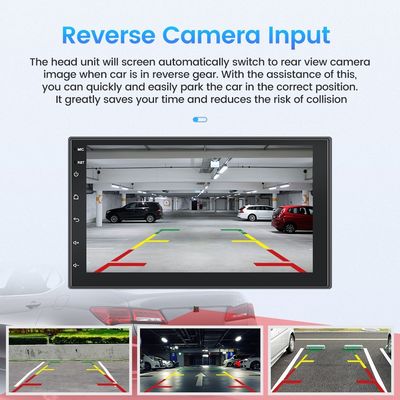 Lecteur de DVD de voiture à écran tactile de 7 pouces avec placement universel