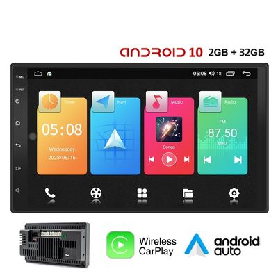 Radio stéréo haute résolution 9 &quot; Android 10 Audio voiture avec GPS WIFI IPS Écran de voiture