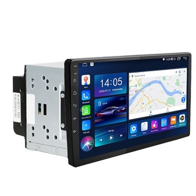 Écran tactile HD de 10 pouces 2DIN Lecteur multimédia radio de voiture avec Bluetooth USB TF FM Caméra