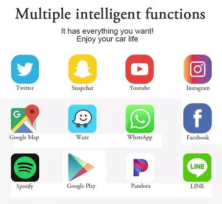 Radio stéréo haute résolution 9 &quot; Android 10 Audio voiture avec GPS WIFI IPS Écran de voiture