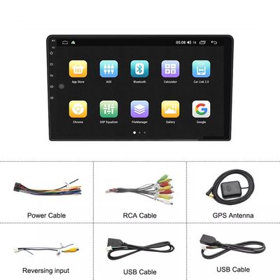 Radio stéréo haute résolution 9 &quot; Android 10 Audio voiture avec GPS WIFI IPS Écran de voiture