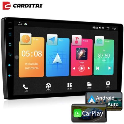 Radio de voiture 7/8/9/10/12/13 pouces Écran tactile Miroir Lien de support Android Auto Carplay Navigation GPS