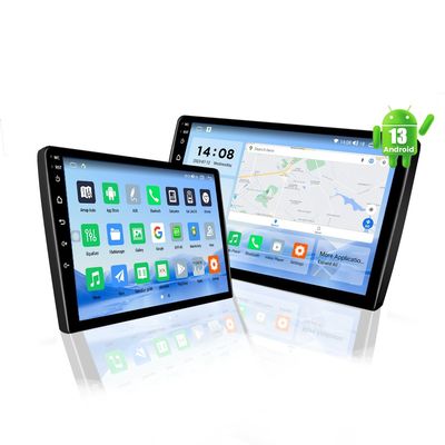 Radio de voiture universelle 2Din avec Android sans fil Auto / CarPlay et caméra de secours à vue arrière