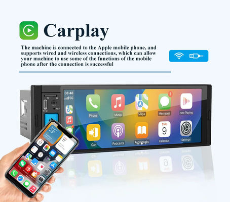 Lecteur vidéo 6,86 pouces avec navigation GPS automatique Android et tuner radio