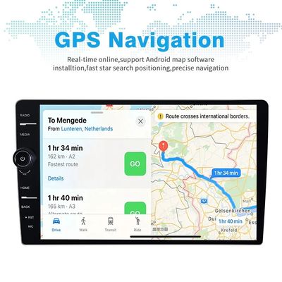 Écran tactile de 13 pouces Android 12 Lecteur multimédia pour voiture avec WiFi intégré et navigation GPS