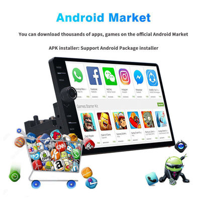 Écran tactile de 13 pouces Android 12 Lecteur multimédia pour voiture avec WiFi intégré et navigation GPS