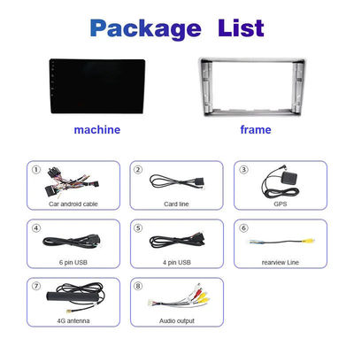 Radio universelle multilingue 2 Din Android 12 pour voiture pour Nissan Toyota Kia moderne