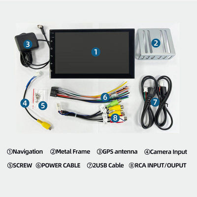 Disponible en plusieurs langues 7 pouces Android Stereo de voiture avec navigation GPS et écran tactile
