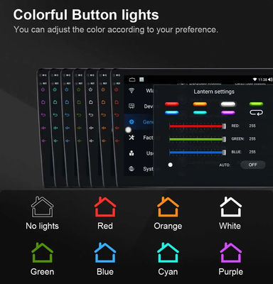 Écran tactile Android de 9 pouces avec système de navigation GPS et fonction de lien miroir