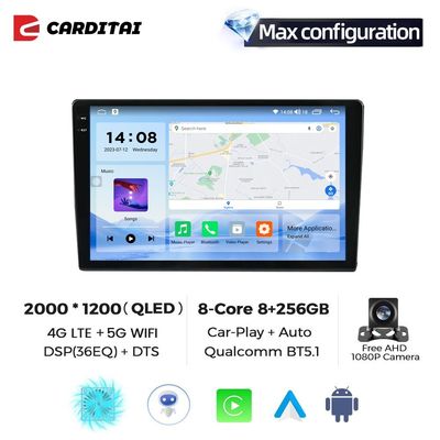 Navigation GPS Carplay 2 Din Android 11 pour BMW 3 E90 E91 E92 E93 2005 2012 Radio de voiture