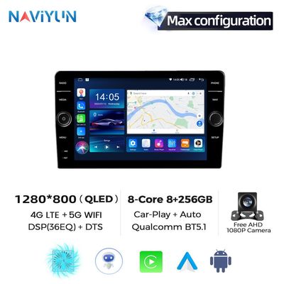 9 pouces de jeu de voiture BT FM écran tactile Lecteur vidéo de voiture universel Double Din Android 2Din
