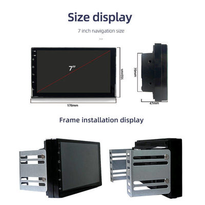 Radio de voiture à écran tactile de 7 pouces Android 11 Double Din Car Stereo avec Bluetooth Mirror Link