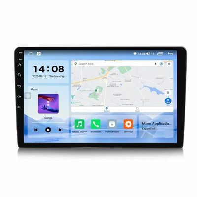 10.1 pouce Universal 2 Din Android Car Stereo avec lecteur multimédia DSP 32EQ RDS