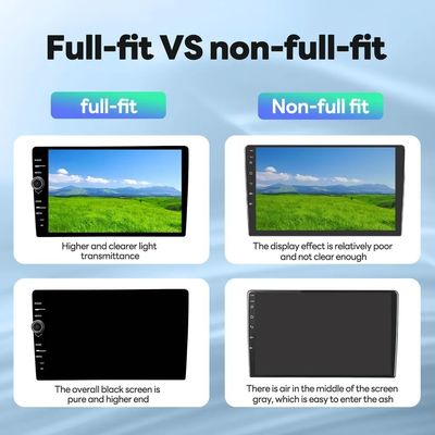 10.1&quot; Écran tactile 2 32 Go Full-fit Android Media Player DVD 2 Din Navigation voiture Radio 360 Panorama CarPlay-Android Auto