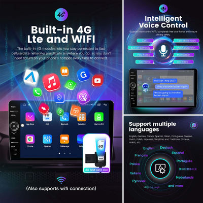 2.5D IPS Voiture Navigation GPS Auto Radio Lecteur multimédia pour 9 pouces Android Radio Voiture