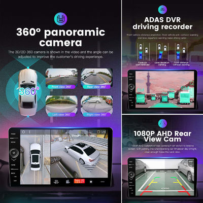 2.5D IPS Voiture Navigation GPS Auto Radio Lecteur multimédia pour 9 pouces Android Radio Voiture