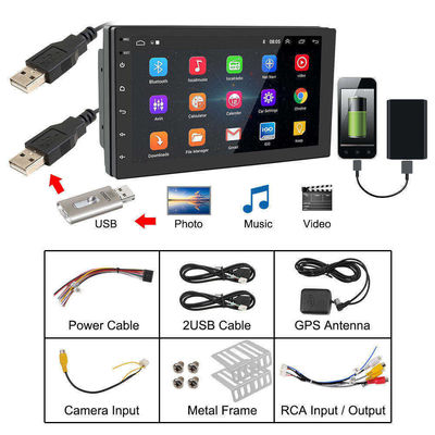 Stéréo de voiture Android universel de 9 pouces avec CarPlay sans fil intégré et écran tactile