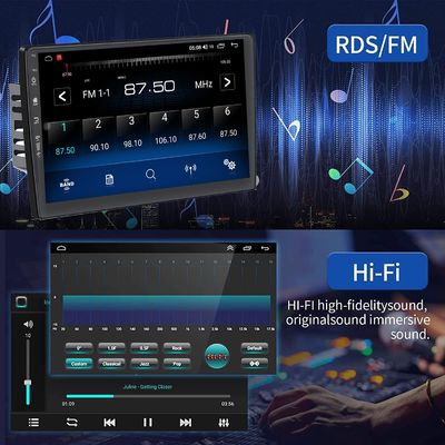Carditai Android 10 QLED Car Audio 2 32G Unité de tête avec GPS intégré et écran 9/10 pouces