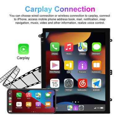 Connexion USB 9,7 pouces Radio de voiture à écran vertical avec résolution 1280*800 et stéréo