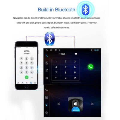 7/9/10 pouces Ts7 Android 13 Universel écran tactile voiture stéréo radio automatique avec Carplay