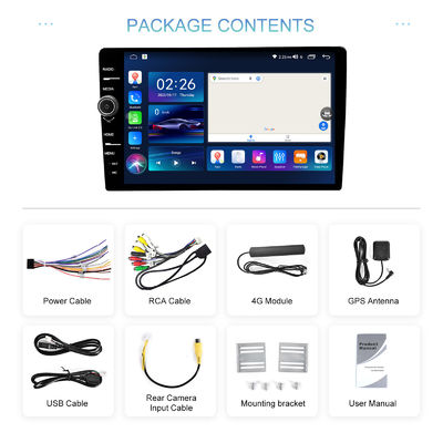 Le dernier lecteur multimédia Android 11 2 DIN avec écran tactile 9 pouces et GPS WIFI