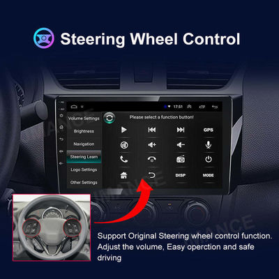 Contrôle du volant 9 pouces Double 1din Radio de voiture avec écran tactile HD et WiFi