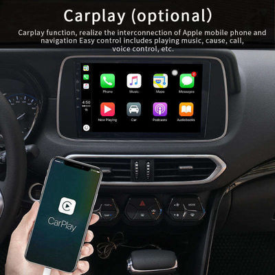 Écran tactile IPS/QLED de 9 pouces Android 12 Radio de voiture avec caméra arrière GPS Wifi et BT FM RDS