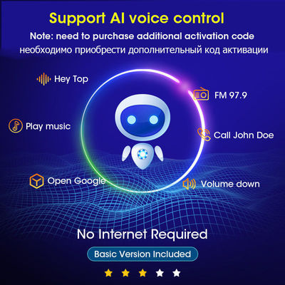 Radio de voiture Android de 9 pouces 2din avec BT FM RDS WIFI Navigation GPS 2.5D IPS Écran tactile