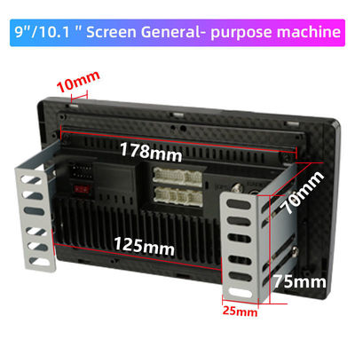 Universal 10.0 Lecteur multimédia audio pour voiture Android avec navigation GPS et écran tactile