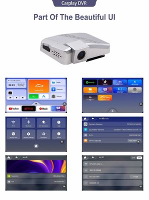 Caméra DVR de voiture avec APP intégrée Carplay et navigation GPS