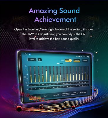 9 pouces radio universelle de voiture Android12 panneau d'affichage de voiture 5G Wi-Fi Lecteur de DVD de voiture Navigation GPS