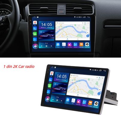 Lecteur de DVD de voiture 4G de 10 pouces 1DIN 8 Core Car Stereo Audio Carplay DSP Android 10 4 64G