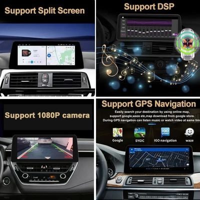 12.3' QLED Écran 4G LTE Wifi DSP Carplay Android Auto 2Din Radio de voiture Pour BMW / Benz / Audi Universal