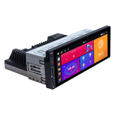 Fonction Bluetooth 1 Din Écran audio radio de voiture avec récepteur d'entrée FM Aux et écran OLED