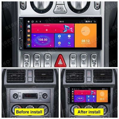 Fonction Bluetooth 1 Din Écran audio radio de voiture avec récepteur d'entrée FM Aux et écran OLED