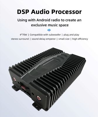 Amplificateur de voiture DSP 4 voies de 12-24v pour Android Grand écran Fourniture et performance