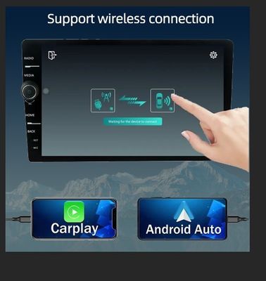 Placement sur le tableau de bord 8 pouces Radio stéréo pour voiture avec navigation GPS et Android Auto sans fil