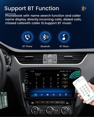 Placement sur le tableau de bord 8 pouces Radio stéréo pour voiture avec navigation GPS et Android Auto sans fil