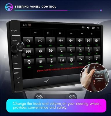 Placement sur le tableau de bord 8 pouces Radio stéréo pour voiture avec navigation GPS et Android Auto sans fil
