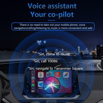 Portable CarPlay Android 13 vidéo multimédia sans fil Car Play Ai Box pour le purificateur d'air de voiture