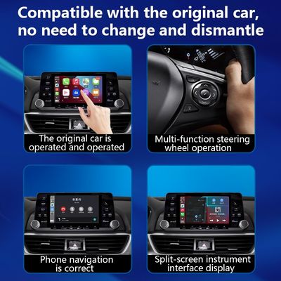 Portable CarPlay Android 13 vidéo multimédia sans fil Car Play Ai Box pour le purificateur d'air de voiture