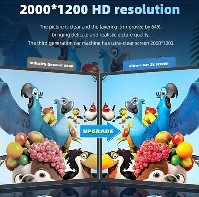 10.1" Metal Body 2 32 Go Lecteur multimédia Android pour voiture avec résolution 2K et navigation GPS