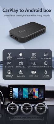 Boîte multimédia sans fil Android Auto et Apple Carplay avec un autre style de conception portable